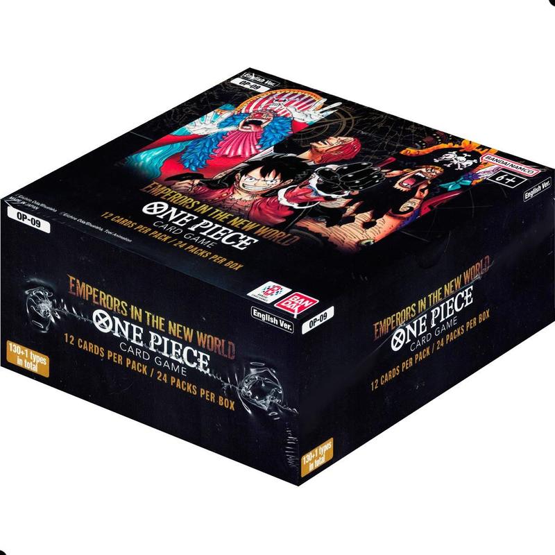 One Piece TCG Box 24 Booster OP09 Emperors In The New World Cartas